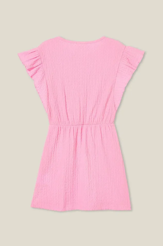 Girls Dresses Cotton On Sonia Short Sleeve Dress Cali Pink Girls Dresses Cotton On Sonia Short Sleeve Dress Cali Pink