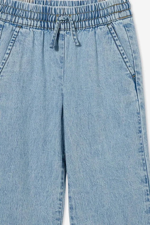 Girls Leggings Pants and Jeans Cotton On Kirsty Wide Leg Jean Bleach Wash Girls Leggings Pants and Jeans Cotton On Kirsty Wide Leg Jean Bleach Wash