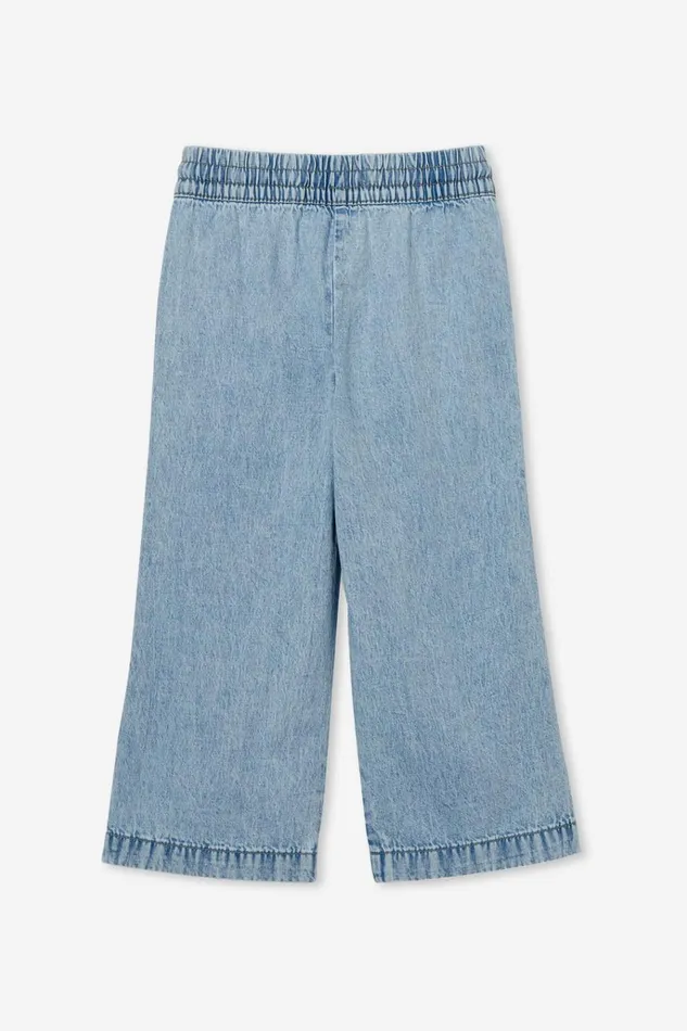 Girls Leggings Pants and Jeans Cotton On Kirsty Wide Leg Jean Bleach Wash Girls Leggings Pants and Jeans Cotton On Kirsty Wide Leg Jean Bleach Wash