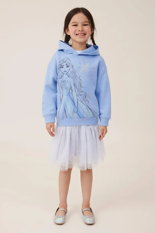 Girls Sweatshirts and Sweatpants Cotton On License Emerson Hoodie Lcn Dis Elsadusk Blue Girls Sweatshirts and Sweatpants Cotton On License Emerson Hoodie Lcn Dis Elsadusk Blue