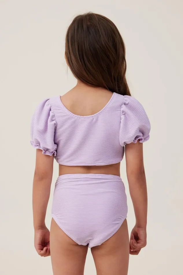 Girls Swimwear Cotton On Paige Puff Sleeve Bikini Lilac Dropsparkle Girls Swimwear Cotton On Paige Puff Sleeve Bikini Lilac Dropsparkle