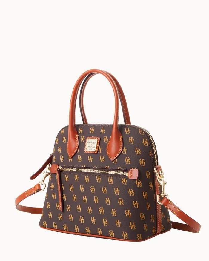 Gretta Domed Satchel Brown Tmoro Women Dooney and Bourke Satchels Gretta Domed Satchel Brown Tmoro Women Dooney and Bourke Satchels