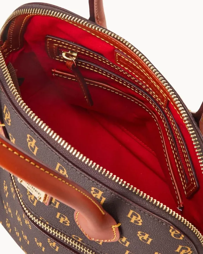 Gretta Domed Satchel Brown Tmoro Women Dooney and Bourke Satchels Gretta Domed Satchel Brown Tmoro Women Dooney and Bourke Satchels