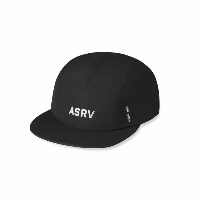 Hats and Headwear Men ASRV 5Panel Run Cap Black