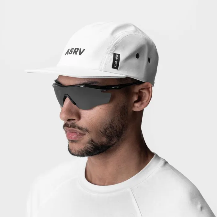 Hats and Headwear Men ASRV 5Panel Run Cap White