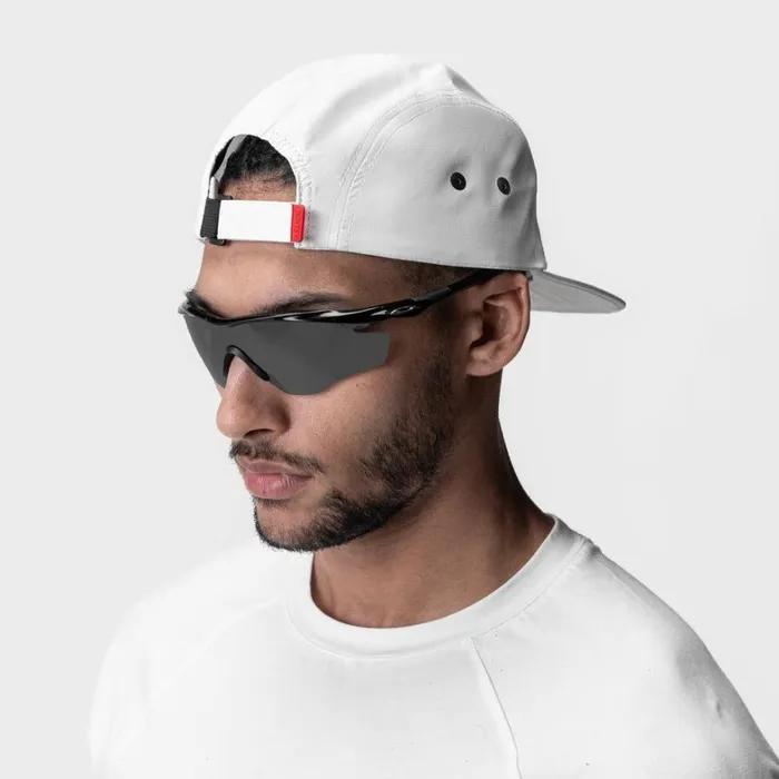 Hats and Headwear Men ASRV 5Panel Run Cap White