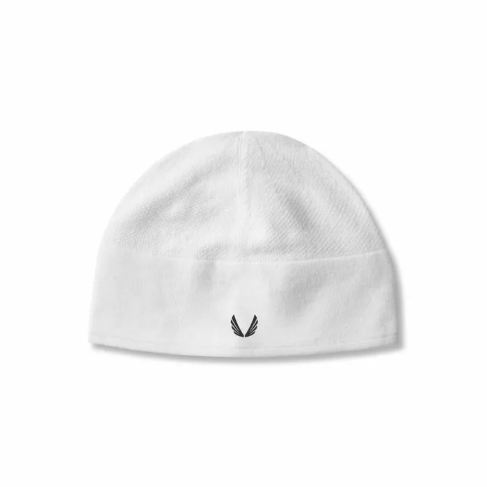 Hats and Headwear Men ASRV Merino Wool Skull Cap White 034wings034
