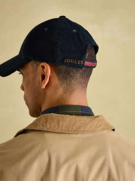 Hats Gloves and Scarves Men Joules Navy Corduroy Cap