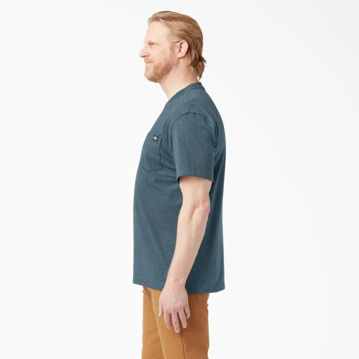 Heavyweight Heathered Short Sleeve Pocket TShirt Baltic Blue Baltic Blue bud Men Dickies TShirts Heavyweight Heathered Short Sleeve Pocket TShirt Baltic Blue Baltic Blue bud Men Dickies TShirts