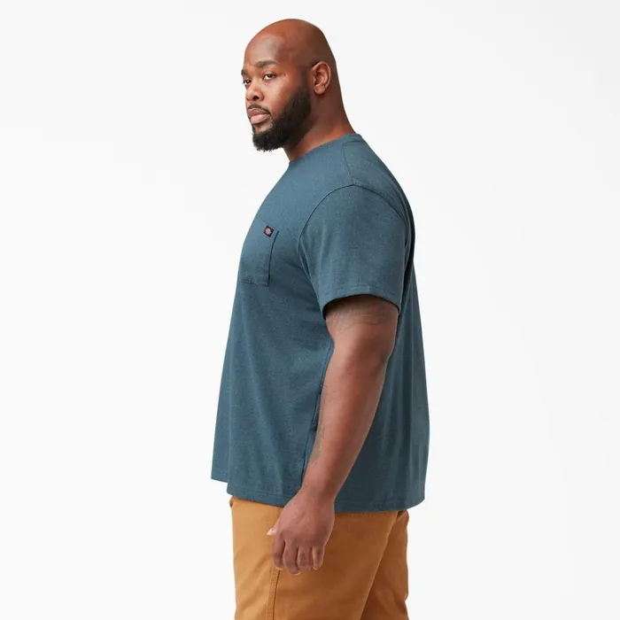 Heavyweight Heathered Short Sleeve Pocket TShirt Baltic Blue Baltic Blue bud Men Dickies TShirts Heavyweight Heathered Short Sleeve Pocket TShirt Baltic Blue Baltic Blue bud Men Dickies TShirts