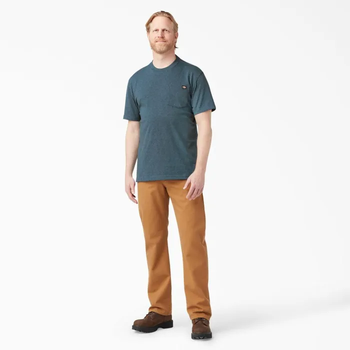 Heavyweight Heathered Short Sleeve Pocket TShirt Baltic Blue Baltic Blue bud Men Dickies TShirts Heavyweight Heathered Short Sleeve Pocket TShirt Baltic Blue Baltic Blue bud Men Dickies TShirts