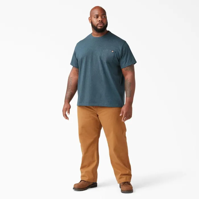 Heavyweight Heathered Short Sleeve Pocket TShirt Baltic Blue Baltic Blue bud Men Dickies TShirts Heavyweight Heathered Short Sleeve Pocket TShirt Baltic Blue Baltic Blue bud Men Dickies TShirts