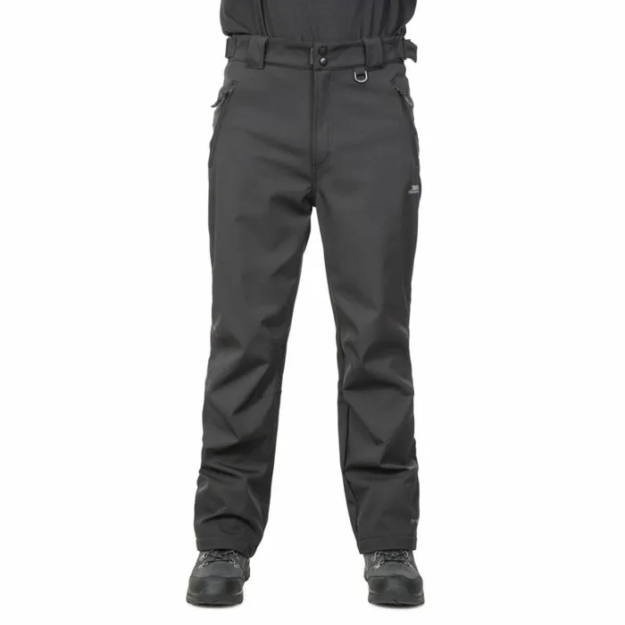 Hemic Water Resistant Softshell Trousers Black Men Trespass Walking Trousers Hemic Water Resistant Softshell Trousers Black Men Trespass Walking Trousers