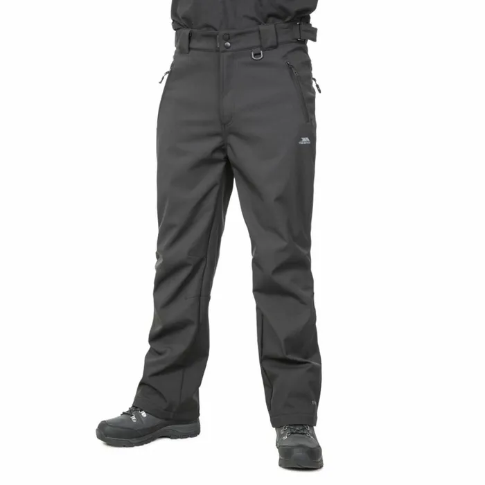 Hemic Water Resistant Softshell Trousers Black Men Trespass Walking Trousers Hemic Water Resistant Softshell Trousers Black Men Trespass Walking Trousers