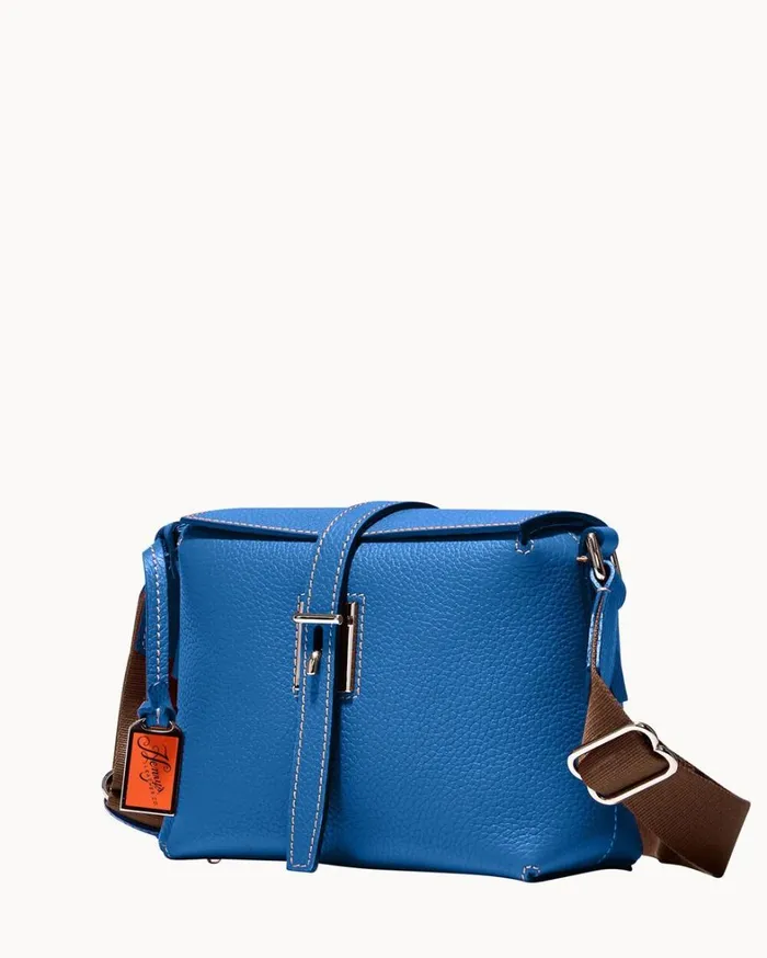 Henrys Foldover Crossbody Blue Women Dooney and Bourke Crossbodies Henrys Foldover Crossbody Blue Women Dooney and Bourke Crossbodies