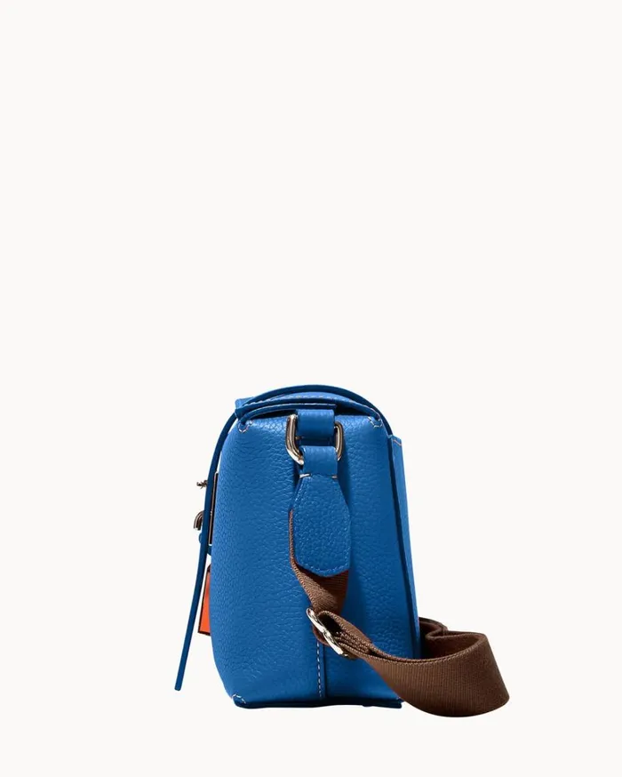 Henrys Foldover Crossbody Blue Women Dooney and Bourke Crossbodies Henrys Foldover Crossbody Blue Women Dooney and Bourke Crossbodies