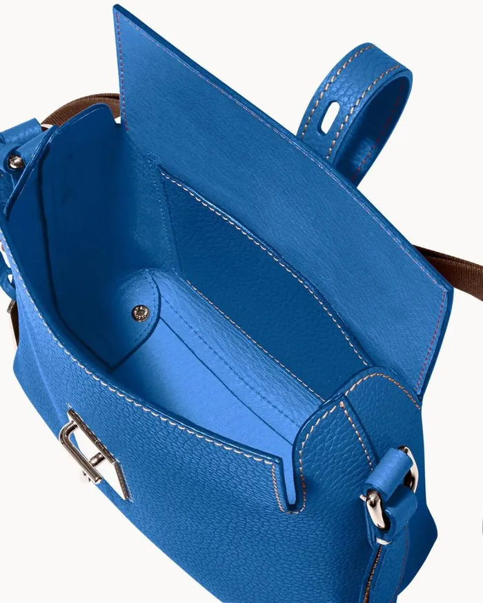 Henrys Foldover Crossbody Blue Women Dooney and Bourke Crossbodies Henrys Foldover Crossbody Blue Women Dooney and Bourke Crossbodies
