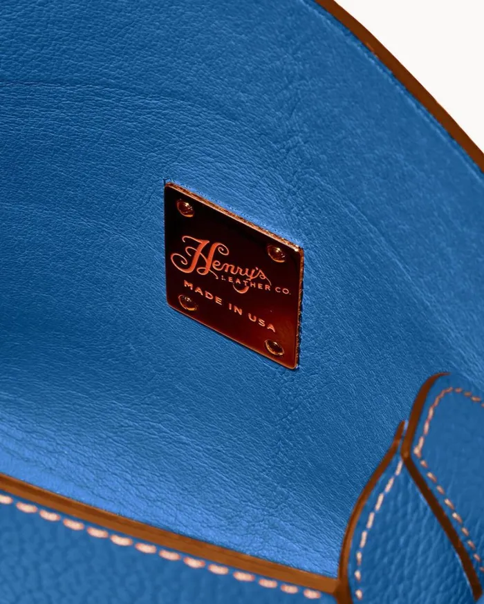 Henrys Foldover Crossbody Blue Women Dooney and Bourke Crossbodies Henrys Foldover Crossbody Blue Women Dooney and Bourke Crossbodies