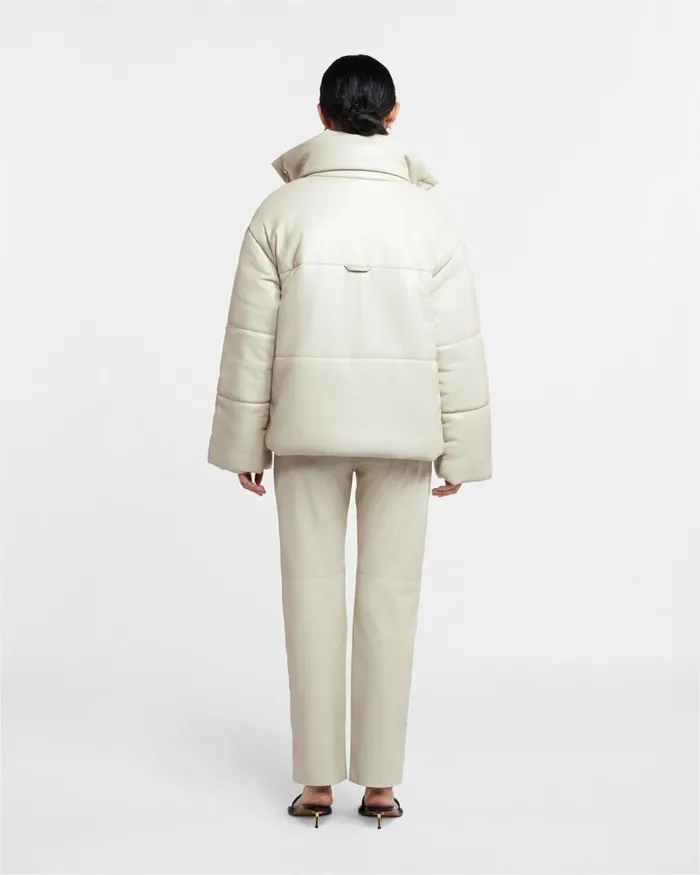 Hide Creme Women Nanushka Outerwear Hide Creme Women Nanushka Outerwear