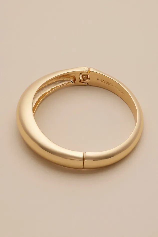 Hinged Bangle Gold Women Lucky Brand Jewelry