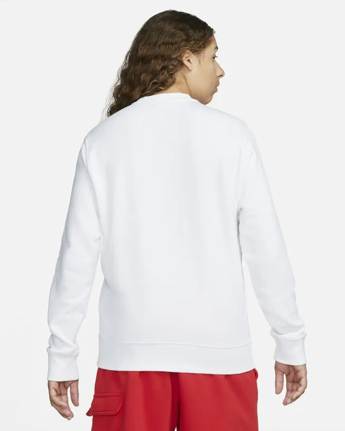 Hoodies And Sweatshirts Men Nike Club White