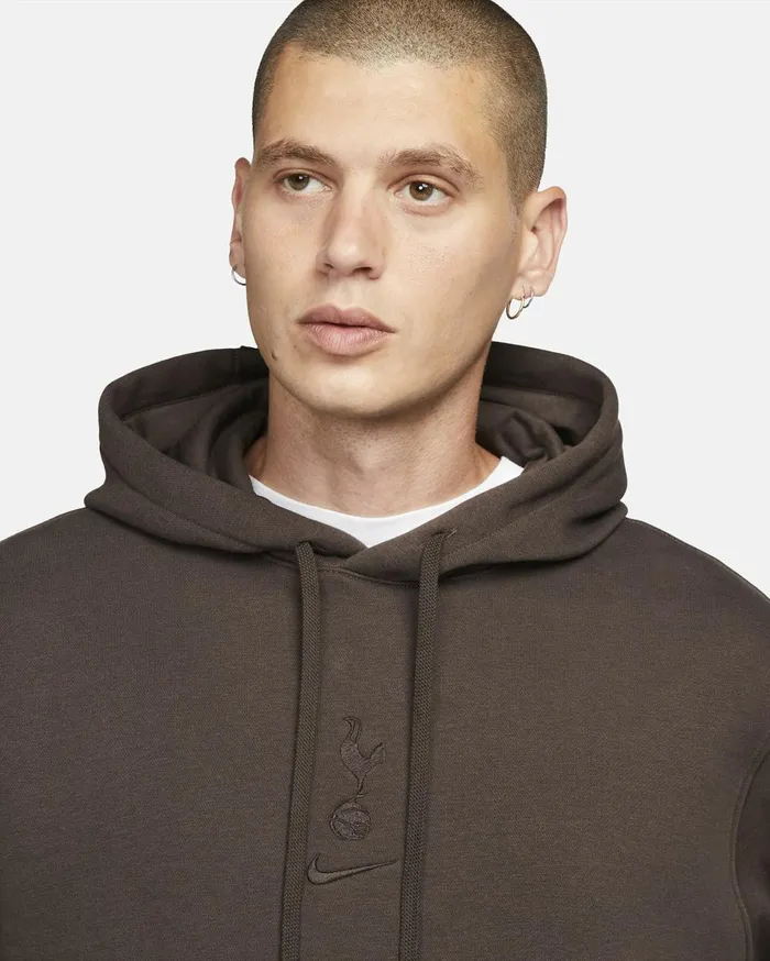 Hoodies And Sweatshirts Men Nike Tottenham Hotspur Club Third Dark Chocolatedark Chocolate