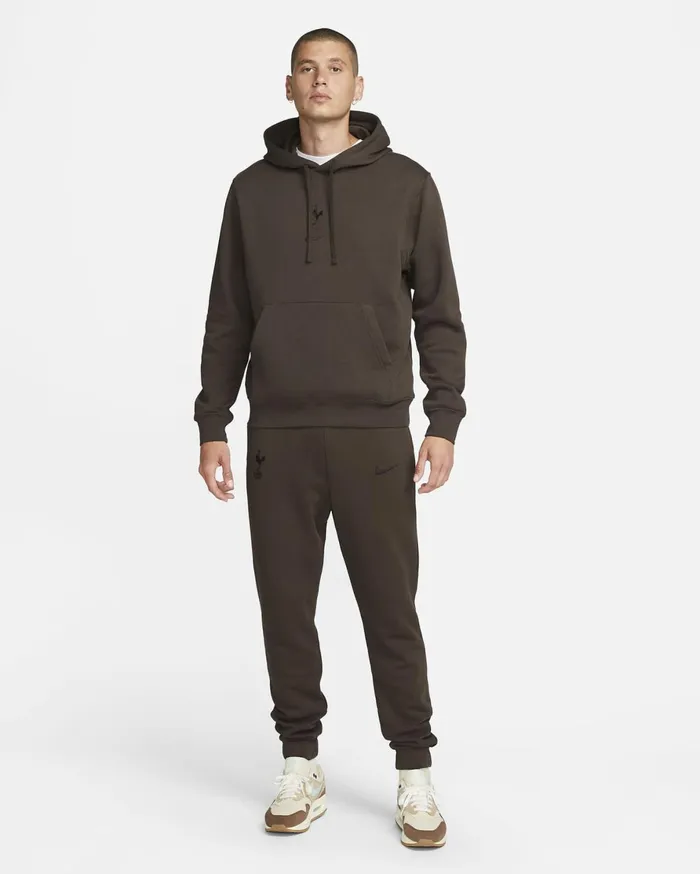 Hoodies And Sweatshirts Men Nike Tottenham Hotspur Club Third Dark Chocolatedark Chocolate