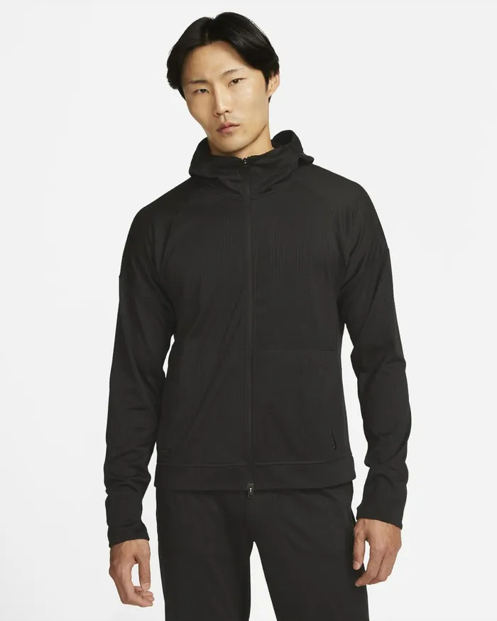 Hoodies And Sweatshirts Men Nike Yoga DriFIT Blackblack