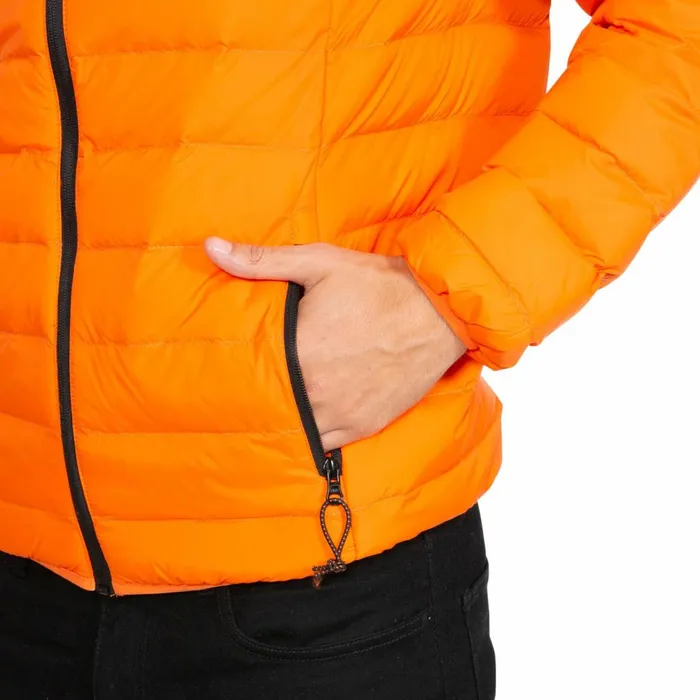 Howat Lightweight Packaway Jacket Orange Men Trespass Casual Jackets