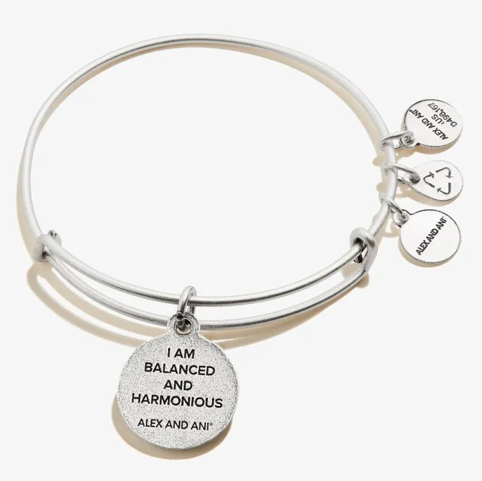 Iconic Women Alex And Ani Yin Yang Charm Bangle Rafaelian Silver