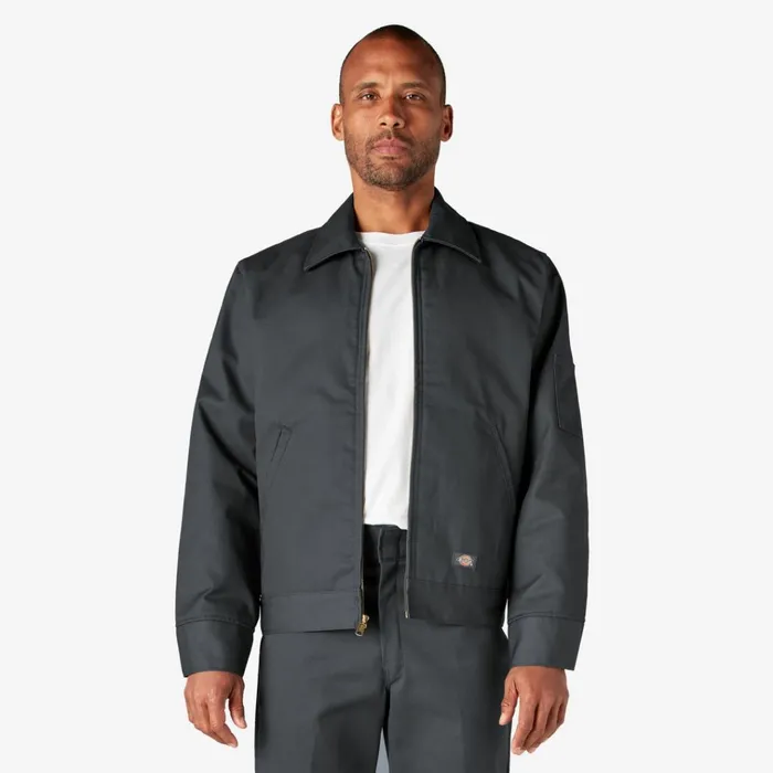 Insulated Eisenhower Jacket Charcoal Gray Charcoal Gray ch Men Dickies Outerwear Insulated Eisenhower Jacket Charcoal Gray Charcoal Gray ch Men Dickies Outerwear
