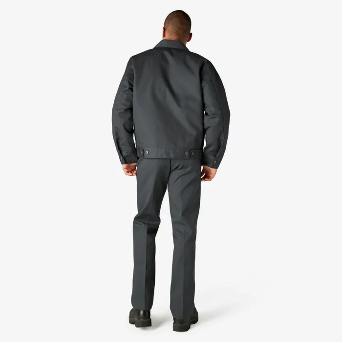 Insulated Eisenhower Jacket Charcoal Gray Charcoal Gray ch Men Dickies Outerwear Insulated Eisenhower Jacket Charcoal Gray Charcoal Gray ch Men Dickies Outerwear