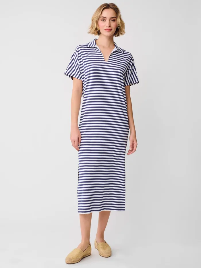 JMclaughlin Alder Maxi Dress In Bangle Stripe Whitelight Navy Women Dresses JMclaughlin Alder Maxi Dress In Bangle Stripe Whitelight Navy Women Dresses