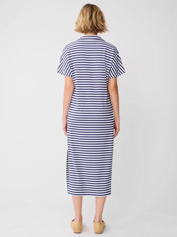 JMclaughlin Alder Maxi Dress In Bangle Stripe Whitelight Navy Women Dresses JMclaughlin Alder Maxi Dress In Bangle Stripe Whitelight Navy Women Dresses
