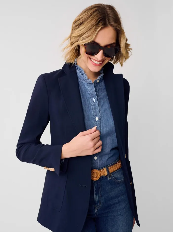 JMclaughlin Benji Blazer Winter Navy Women Jackets and Outerwear JMclaughlin Benji Blazer Winter Navy Women Jackets and Outerwear