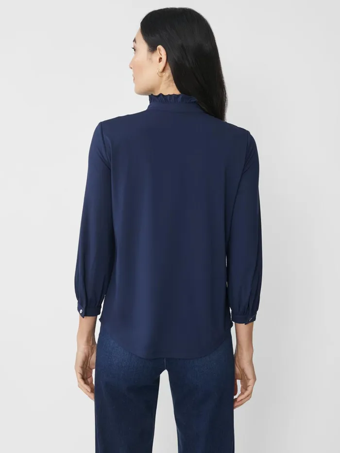 JMclaughlin Daniele Blouse Winter Navy Women Shirts and Tops