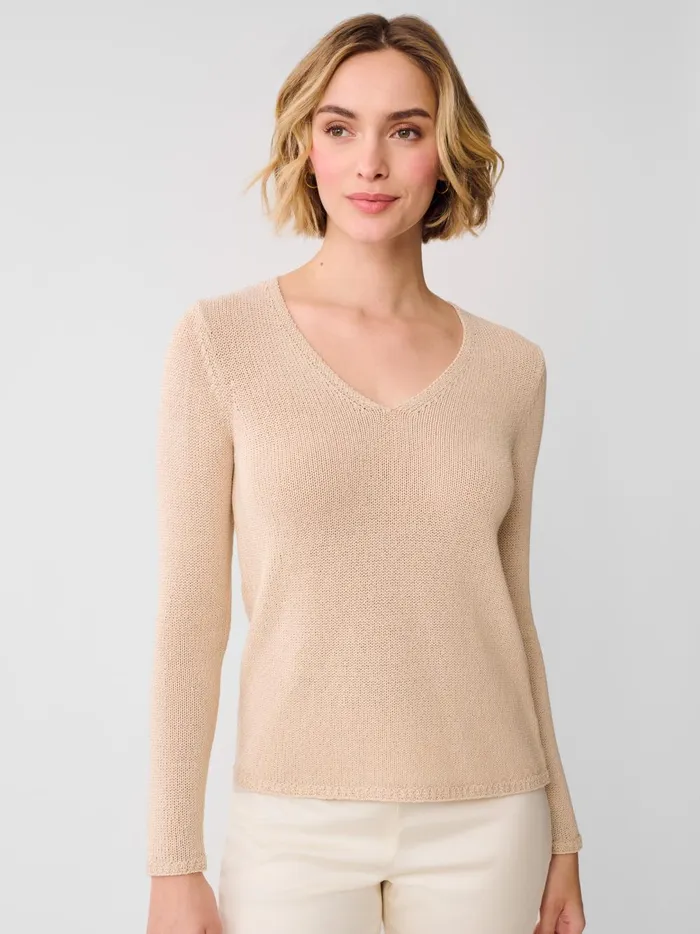 JMclaughlin Ludlow Sweater Sand Women Sweaters