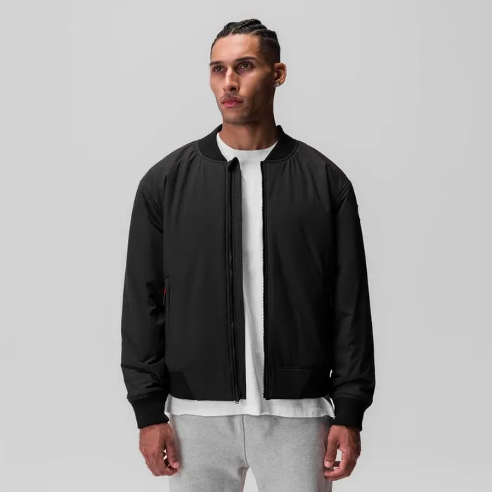 Jackets and Outerwear Men ASRV Ripstop Insulated Bomber Jacket Black