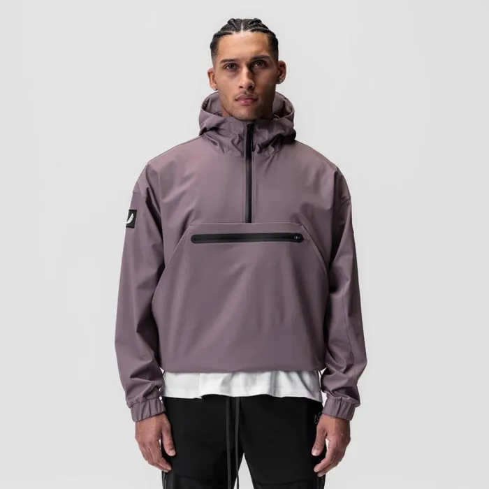 Jackets and Outerwear Men ASRV WeatherReady Anorak Jacket Moonscape 034patch034