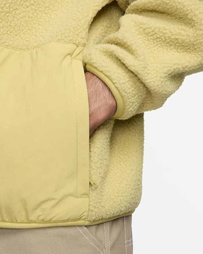 Jackets Men Nike Club Fleece Buff Goldblack