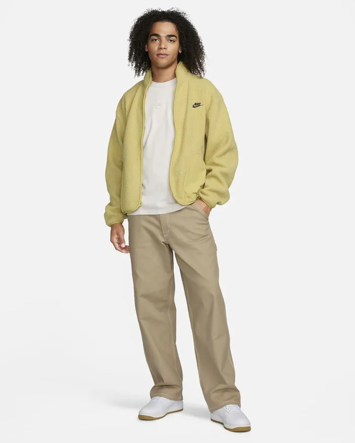 Jackets Men Nike Club Fleece Buff Goldblack
