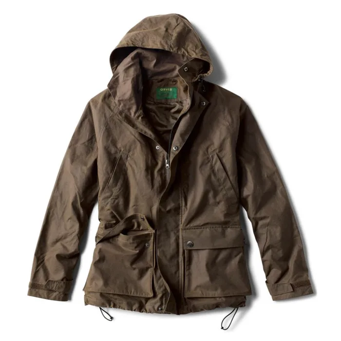 Jackets Men Orvis Foliage Waxed Field Coat Dark Pine