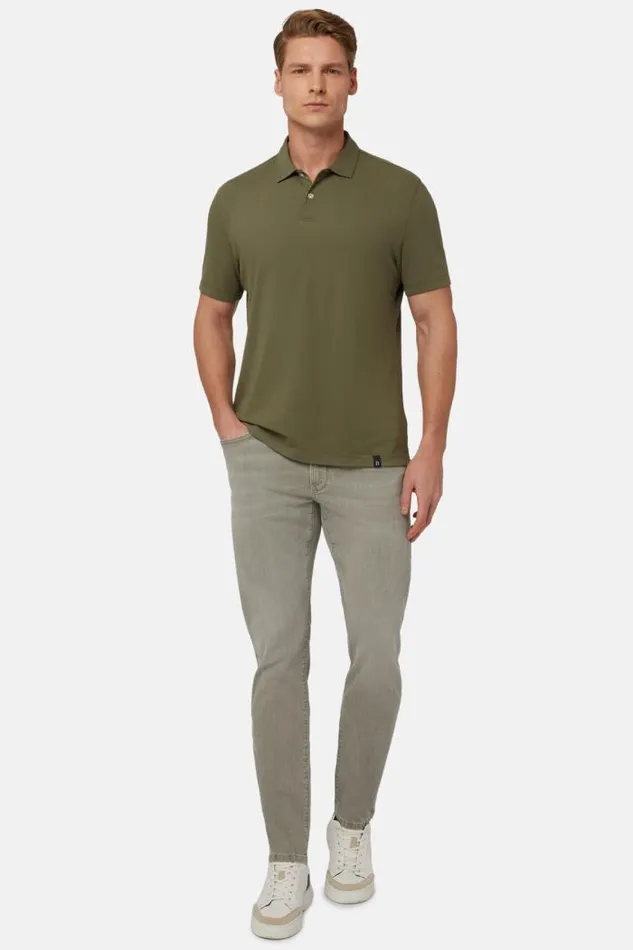 Jeans Men Boggi Milano Green Recycled Stretch Denim Jeans Green Jeans Men Boggi Milano Green Recycled Stretch Denim Jeans Green