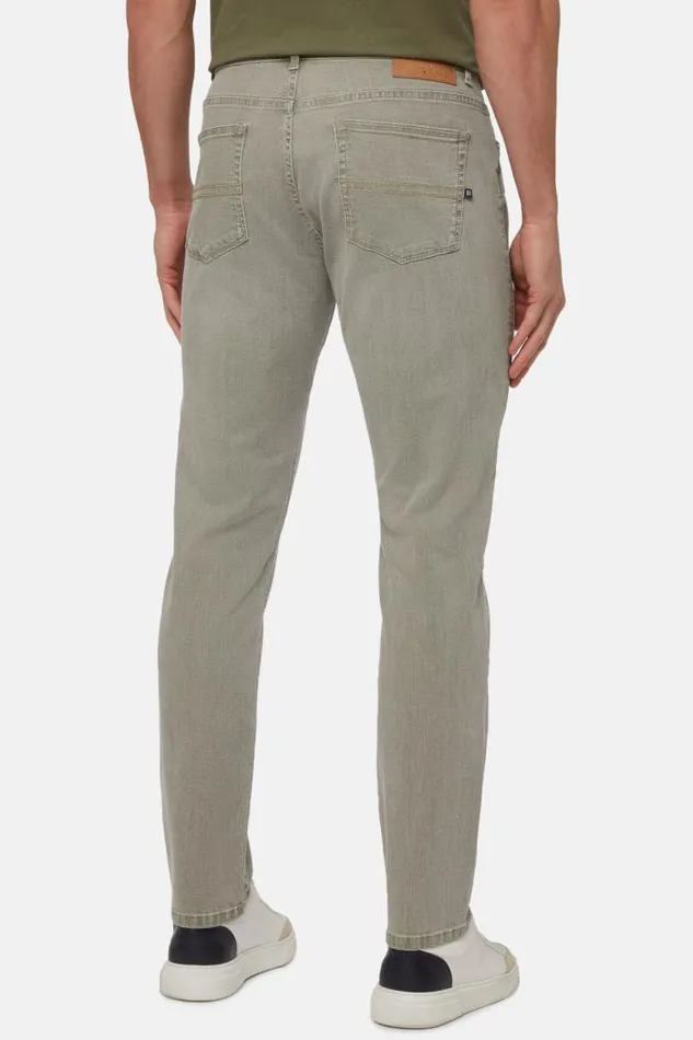 Jeans Men Boggi Milano Green Recycled Stretch Denim Jeans Green Jeans Men Boggi Milano Green Recycled Stretch Denim Jeans Green
