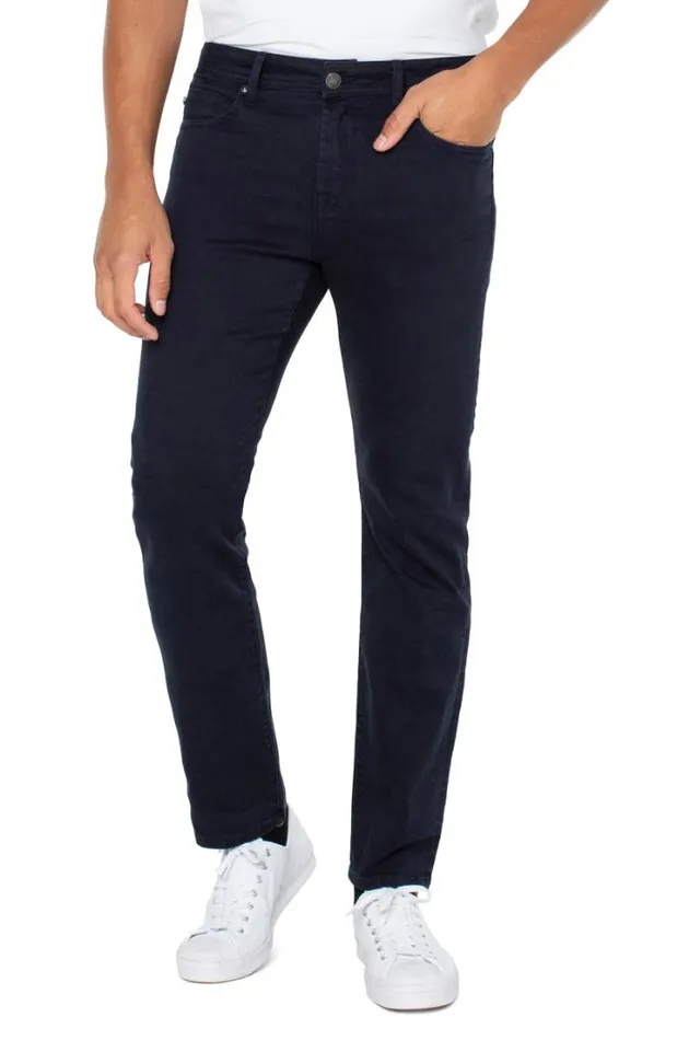JEANS Men Liverpool Los Angeles KINGSTON MODERN STRAIGHT COLORED DENIM Dark Navy JEANS Men Liverpool Los Angeles KINGSTON MODERN STRAIGHT COLORED DENIM Dark Navy