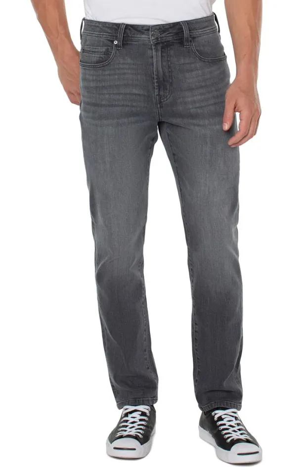 JEANS Men Liverpool Los Angeles KINGSTON MODERN STRAIGHT Greystone