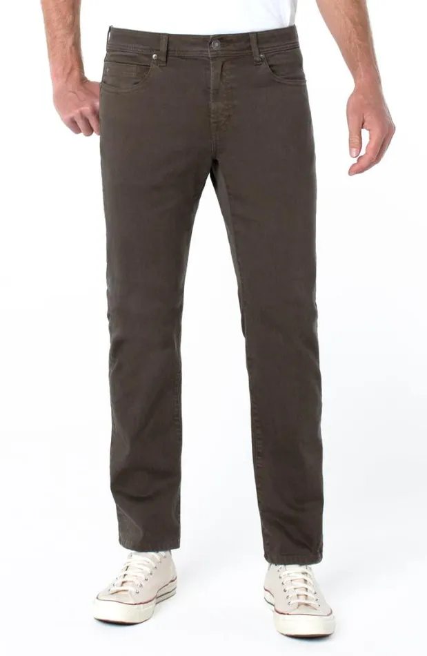 JEANS Men Liverpool Los Angeles REGENT RELAXED STRAIGHT COLORED DENIM Bark