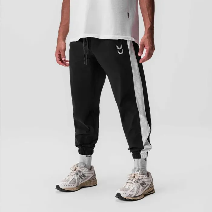 Joggers and Pants Men ASRV Ripstop Oversized Track Pant Black