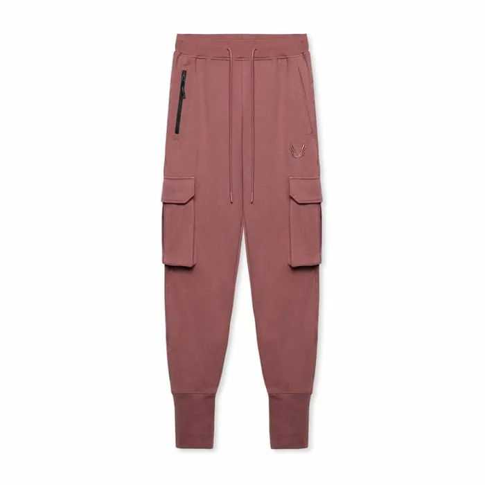 Joggers and Pants Men ASRV TechTerry Cargo High Rib Jogger Red Earth