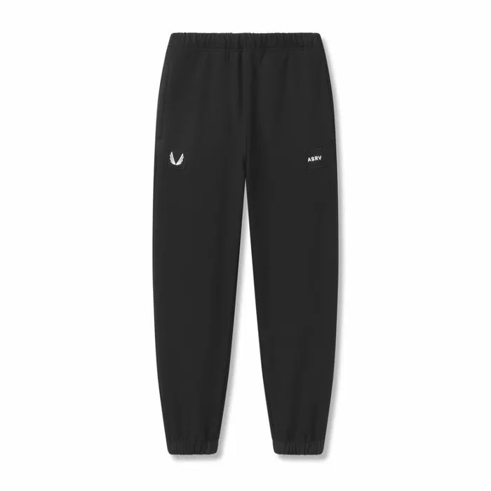 Joggers and Pants Men ASRV TechTerry Oversized Sweats Black 034patch034